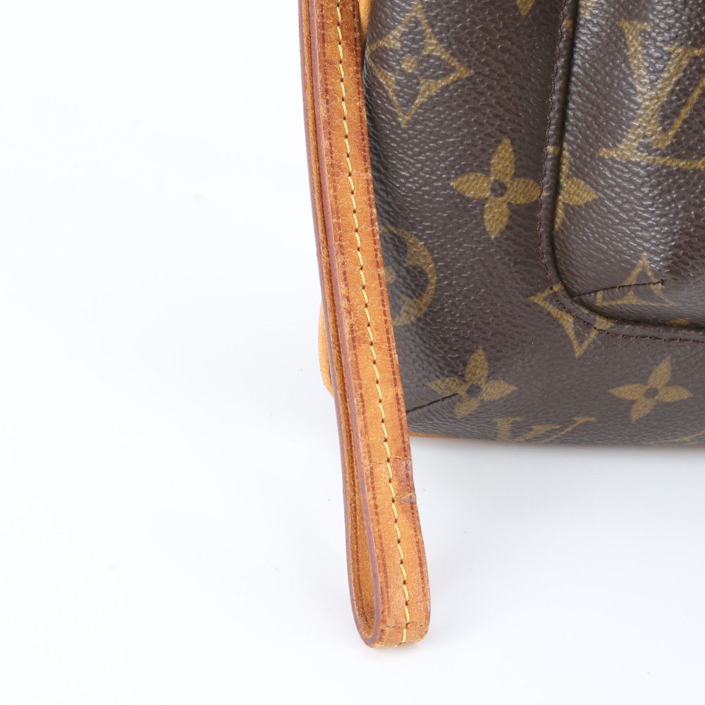 Louis Vuitton Monogram Partition Leather Pouch Clutch Mini Bag — view 2