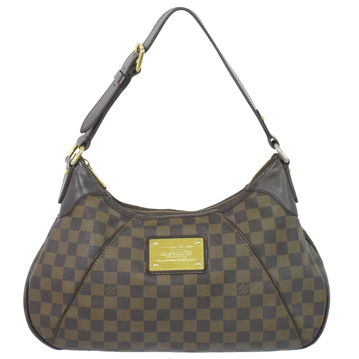 Louis Vuitton LV Thames GM Damier Ebene Shoulder Bag Brown