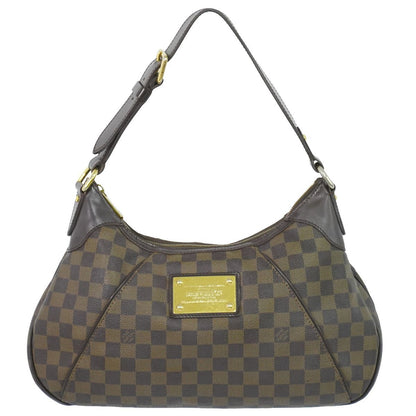 Louis Vuitton LV Thames GM Damier Ebene Shoulder Bag Brown