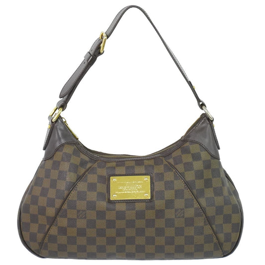 Louis Vuitton LV Thames GM Damier Ebene Shoulder Bag Brown