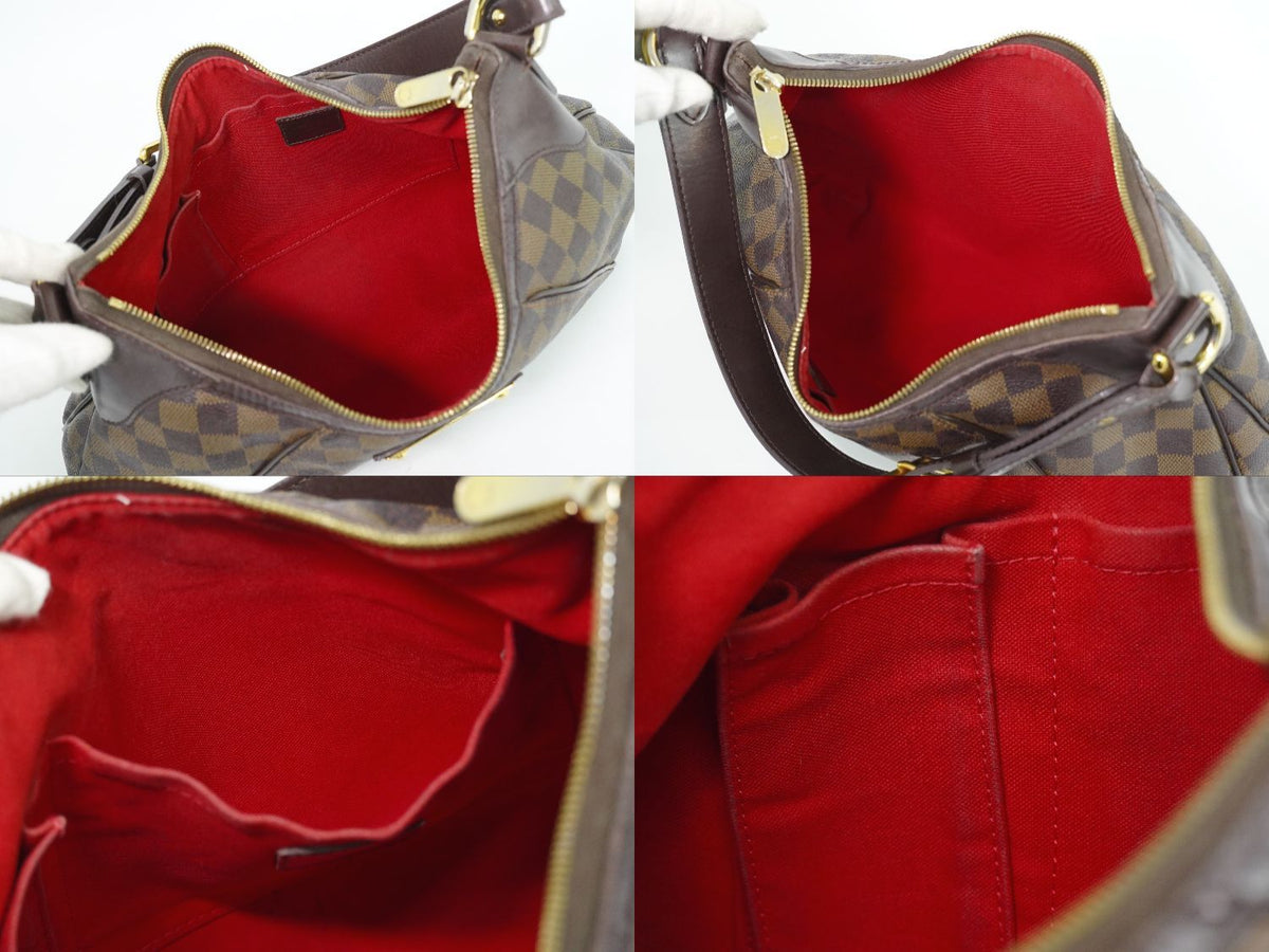Louis Vuitton LV Thames GM Damier Ebene Shoulder Bag Brown — view 8