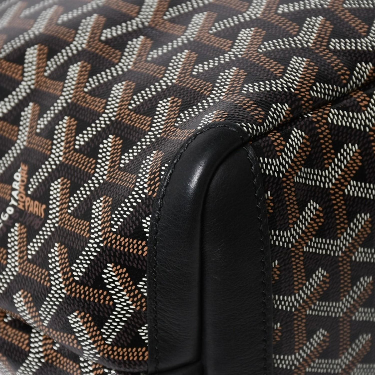 Goyard Artois MM Tote Leather Black — view 6