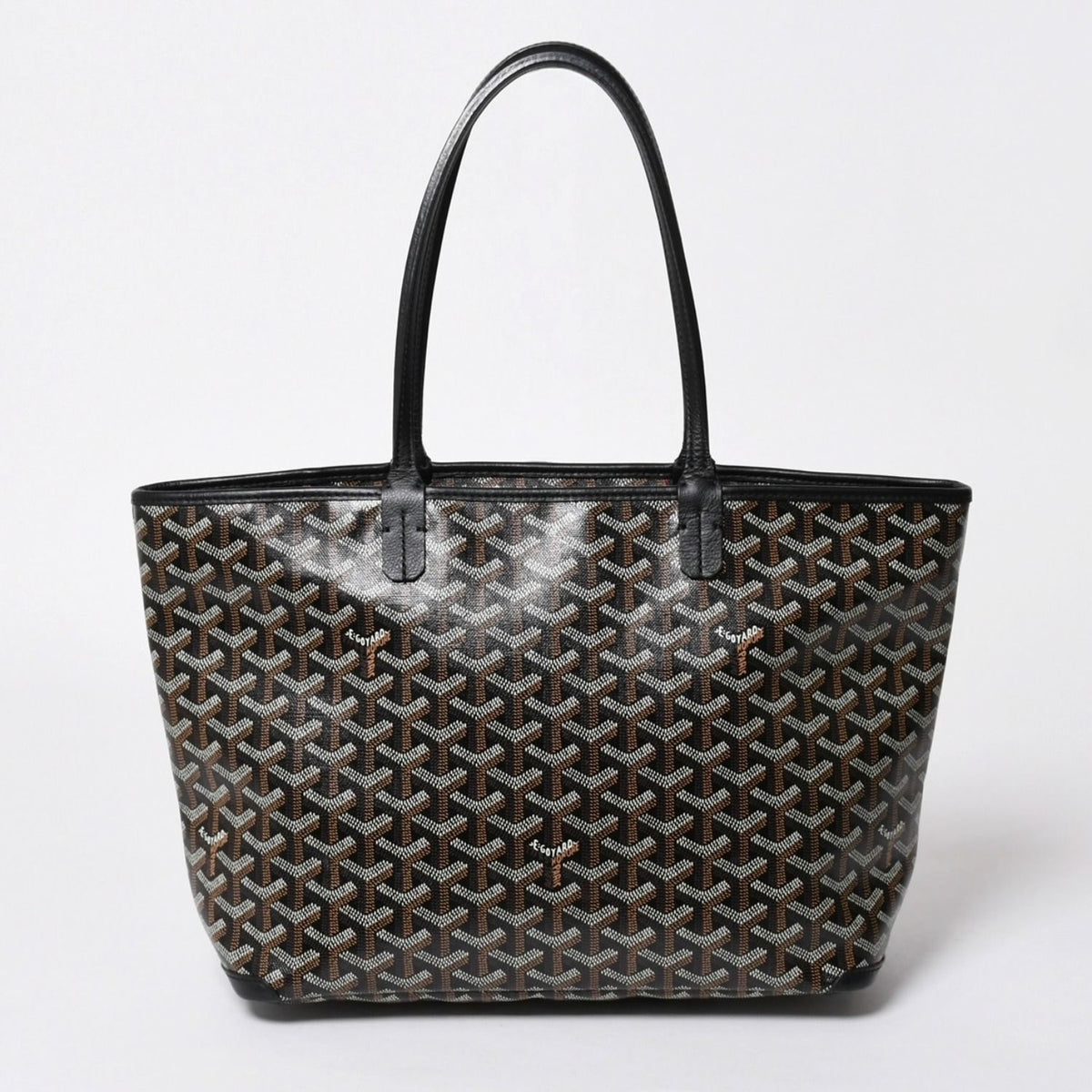 Goyard Artois MM Tote Leather Black