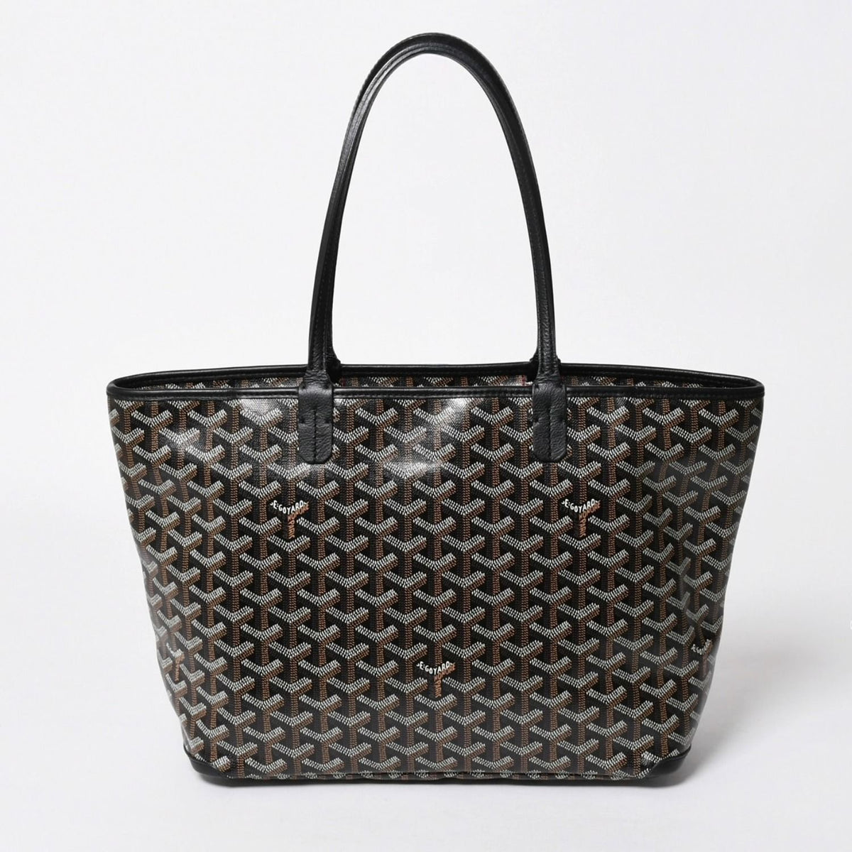 Goyard Artois MM Tote Leather Black — view 2