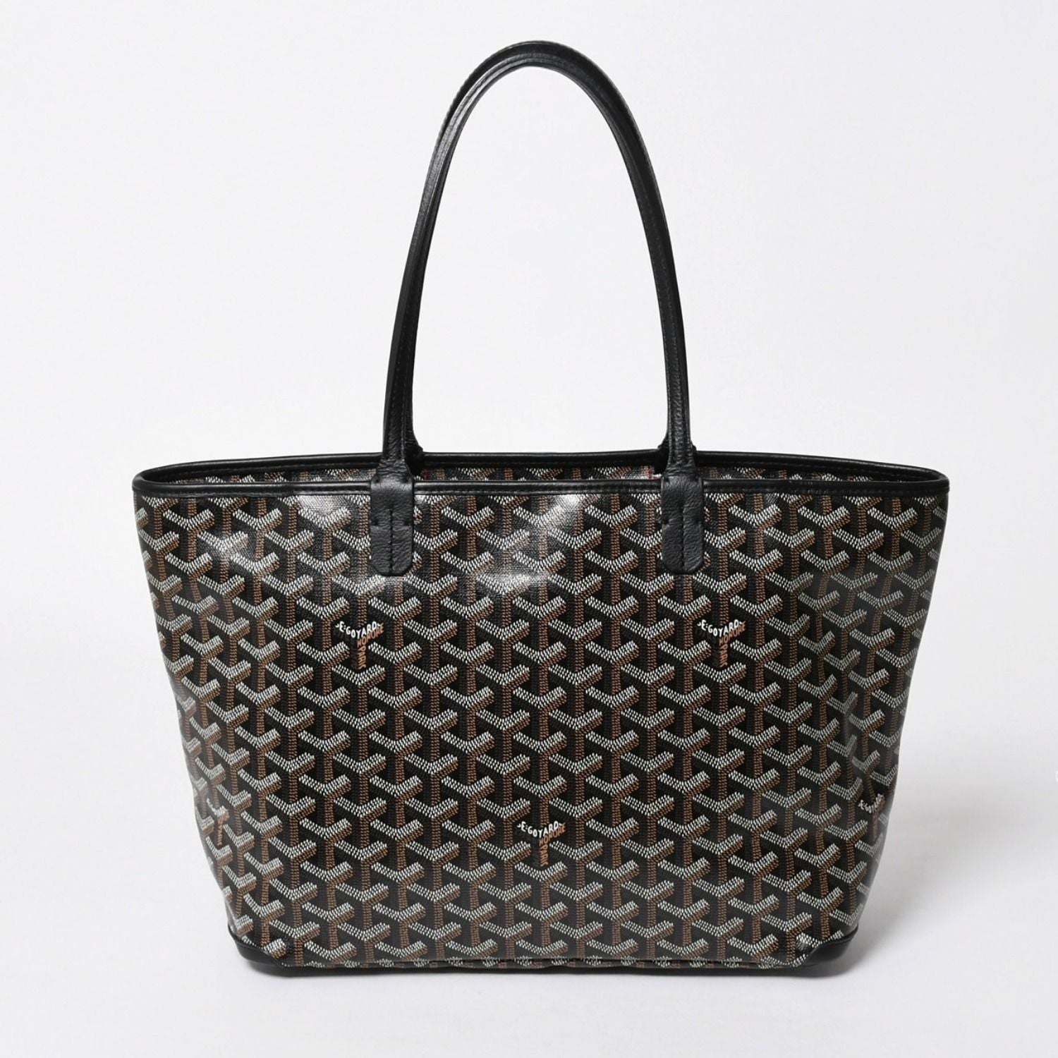 Goyard Artois MM Tote Leather Black — view 2