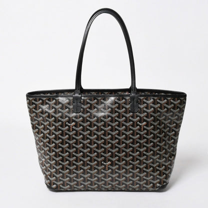 Goyard Artois MM Tote Leather Black — view 2