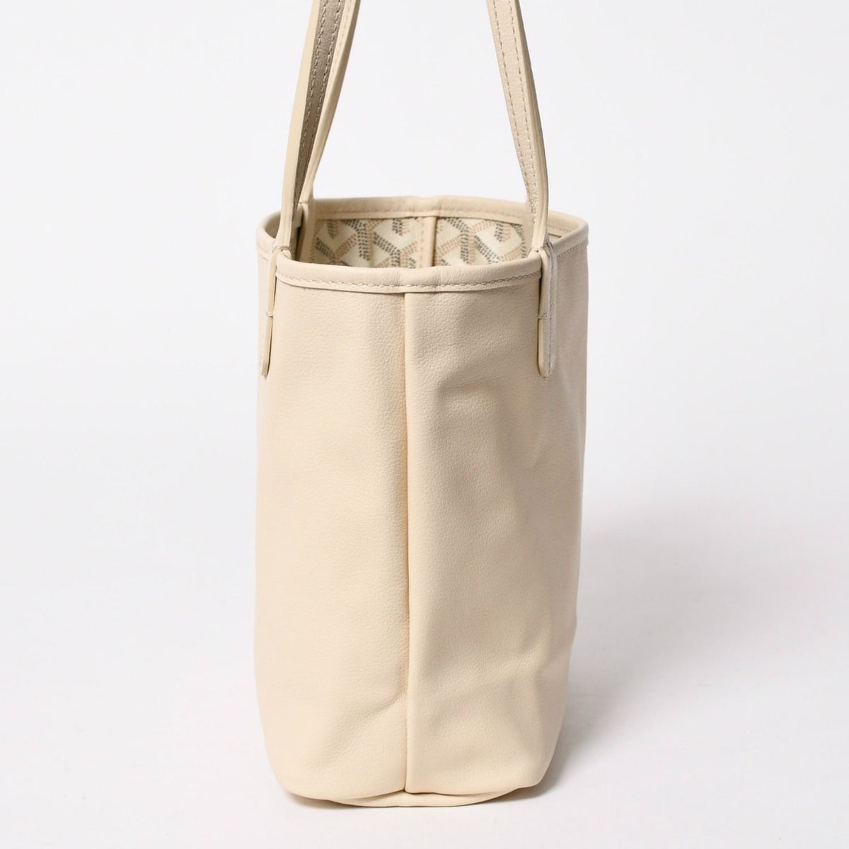 Goyard Tote Anjou Mini Ivory Sand Black Brown Reversible — view 8