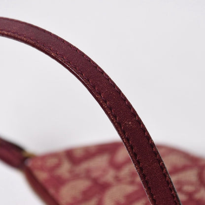 Dior Saddle Bag Trotter Red All Over Print Cotton Canvas — view 4