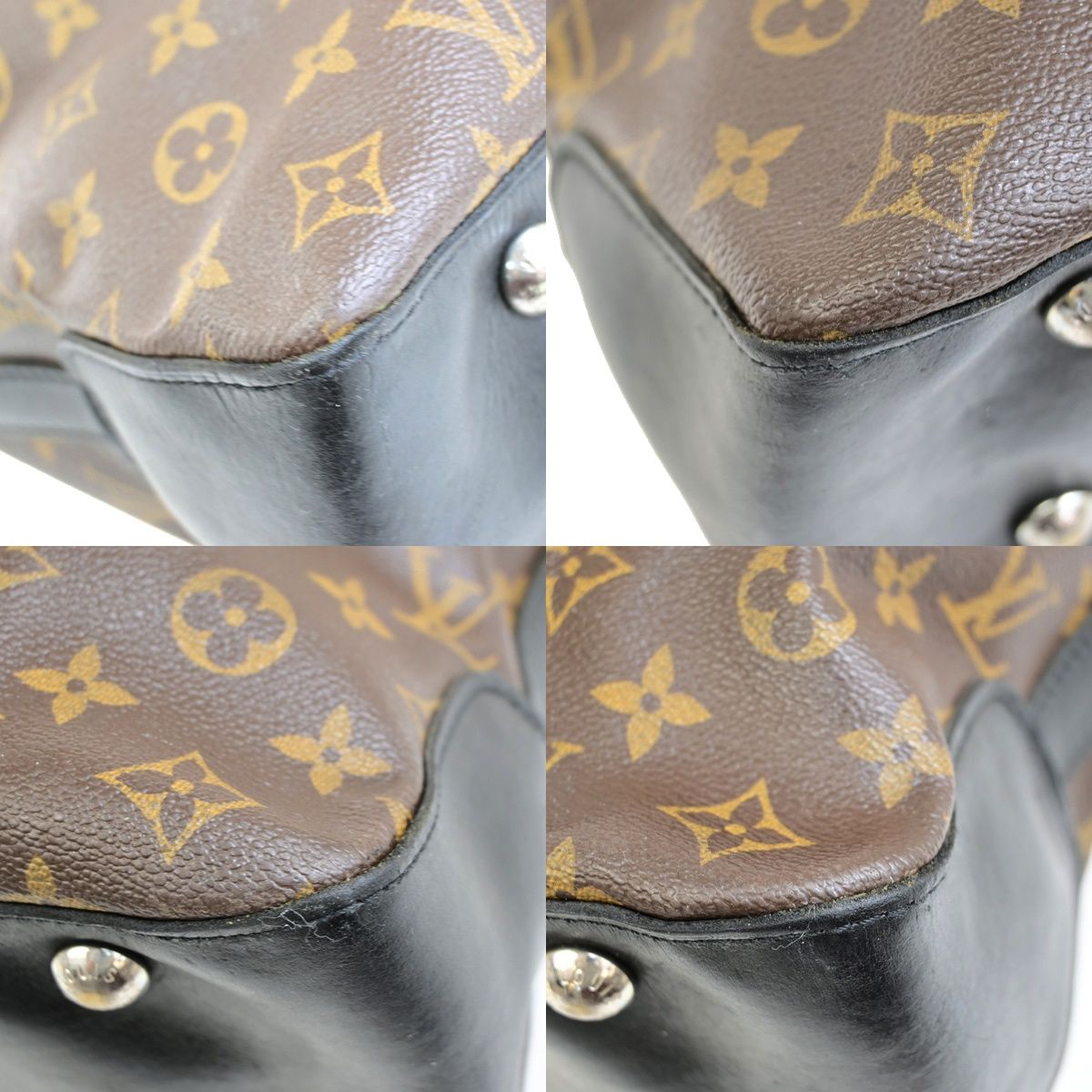 Louis Vuitton Tote Divis Macassar Black Brown Monogram — view 6