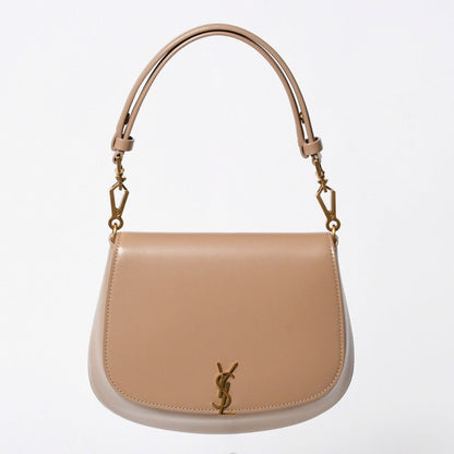 Saint Laurent Paris Voltaire Mini Bag Beige Leather Gold