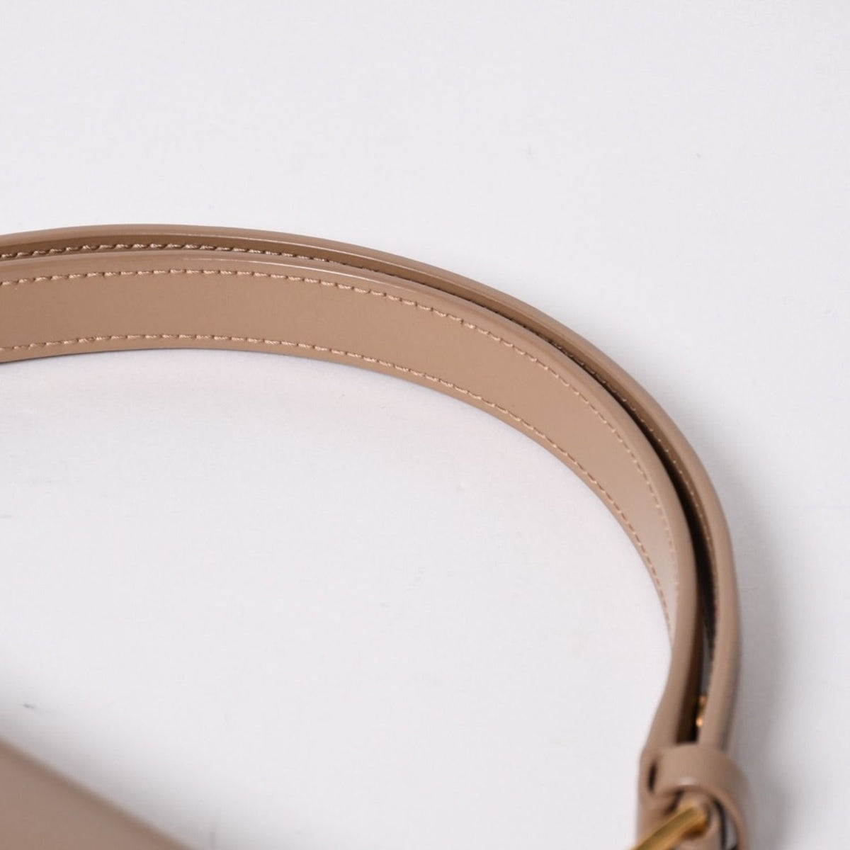 Saint Laurent Paris Voltaire Mini Bag Beige Leather Gold — view 8