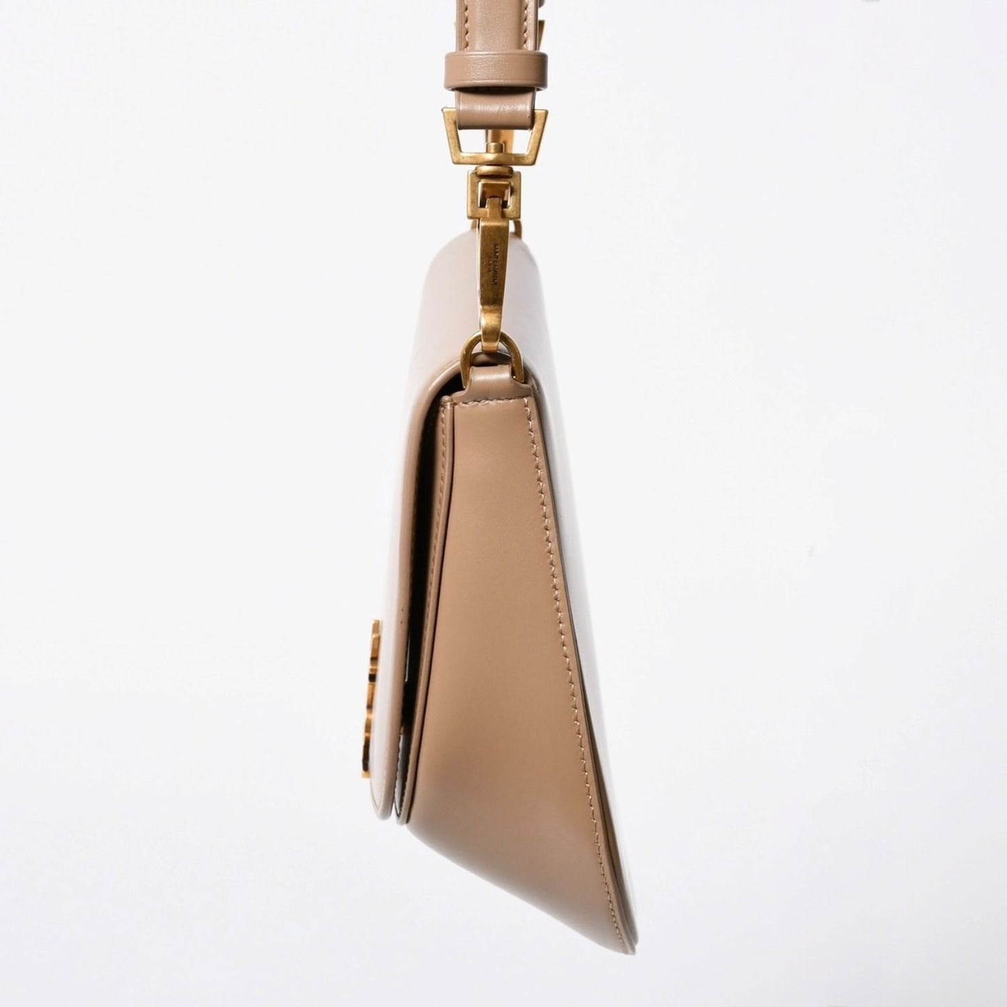Saint Laurent Paris Voltaire Mini Bag Beige Leather Gold — view 4