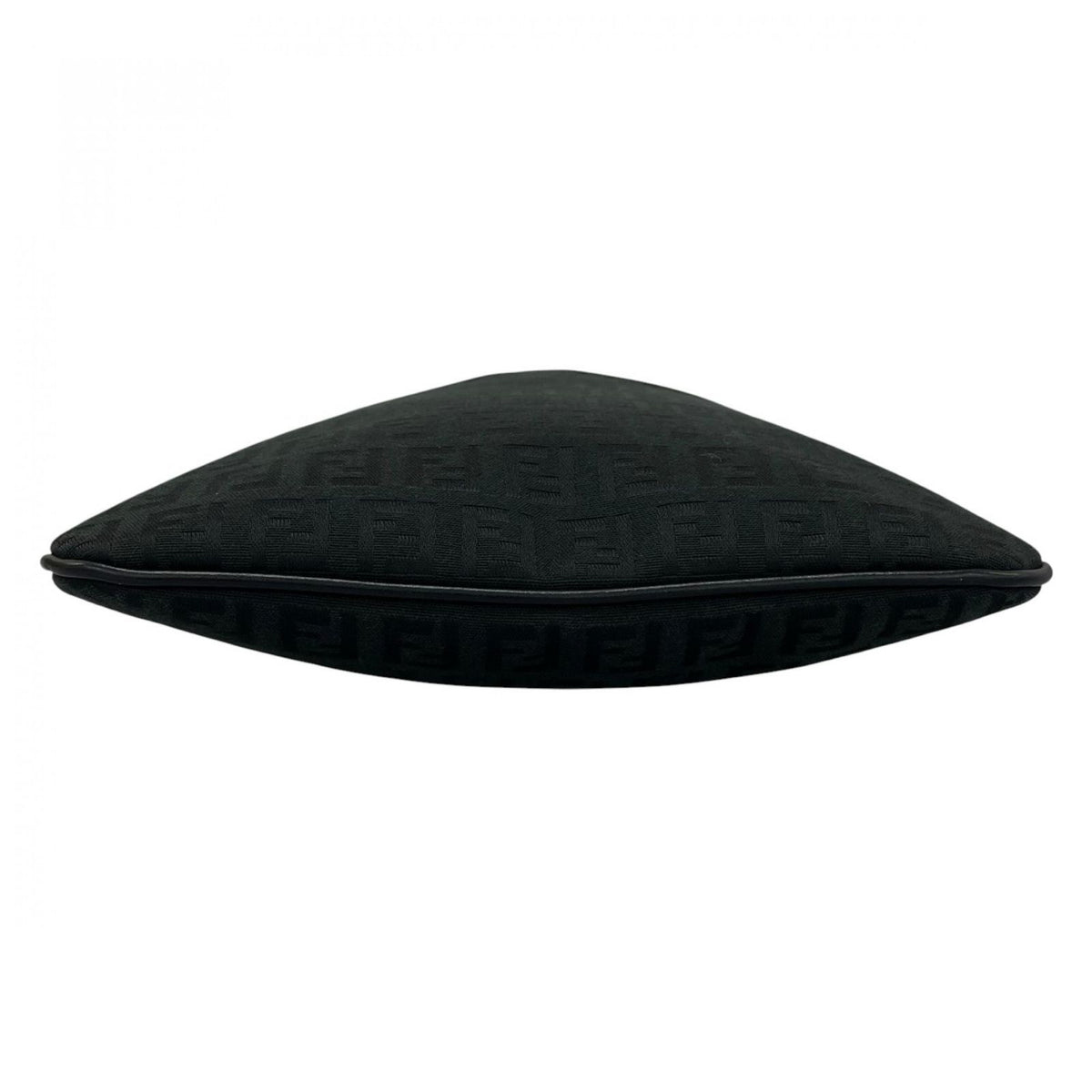 Fendi Shoulder Bag Zucchino Black FF Logo — view 5