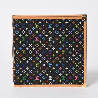 Louis Vuitton Vandredi Notebook Takashi Murakami Monogram Multicolor Noir Gold