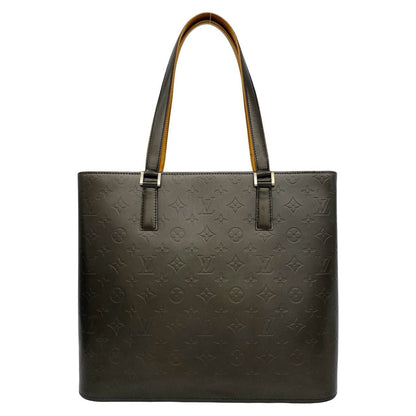 Louis Vuitton Wilwood Monogram Matte Leather Tote Black Noir — view 3