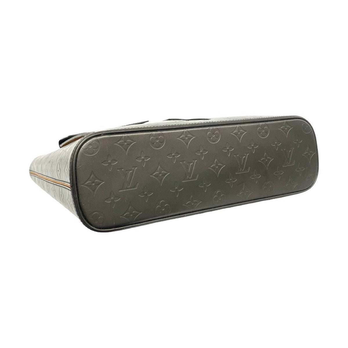 Louis Vuitton Wilwood Monogram Matte Leather Tote Black Noir — view 7