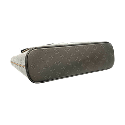 Louis Vuitton Wilwood Monogram Matte Leather Tote Black Noir — view 7