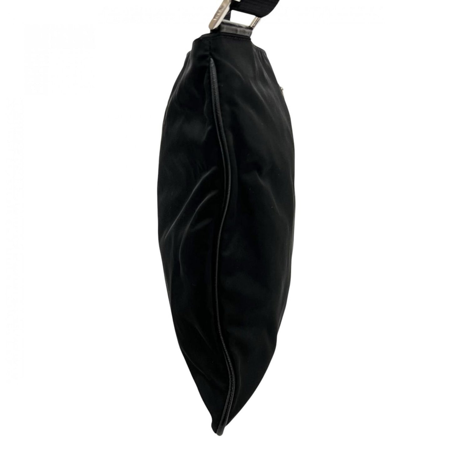 Prada Shoulder Bag Nylon Black Triangle Logo — view 3
