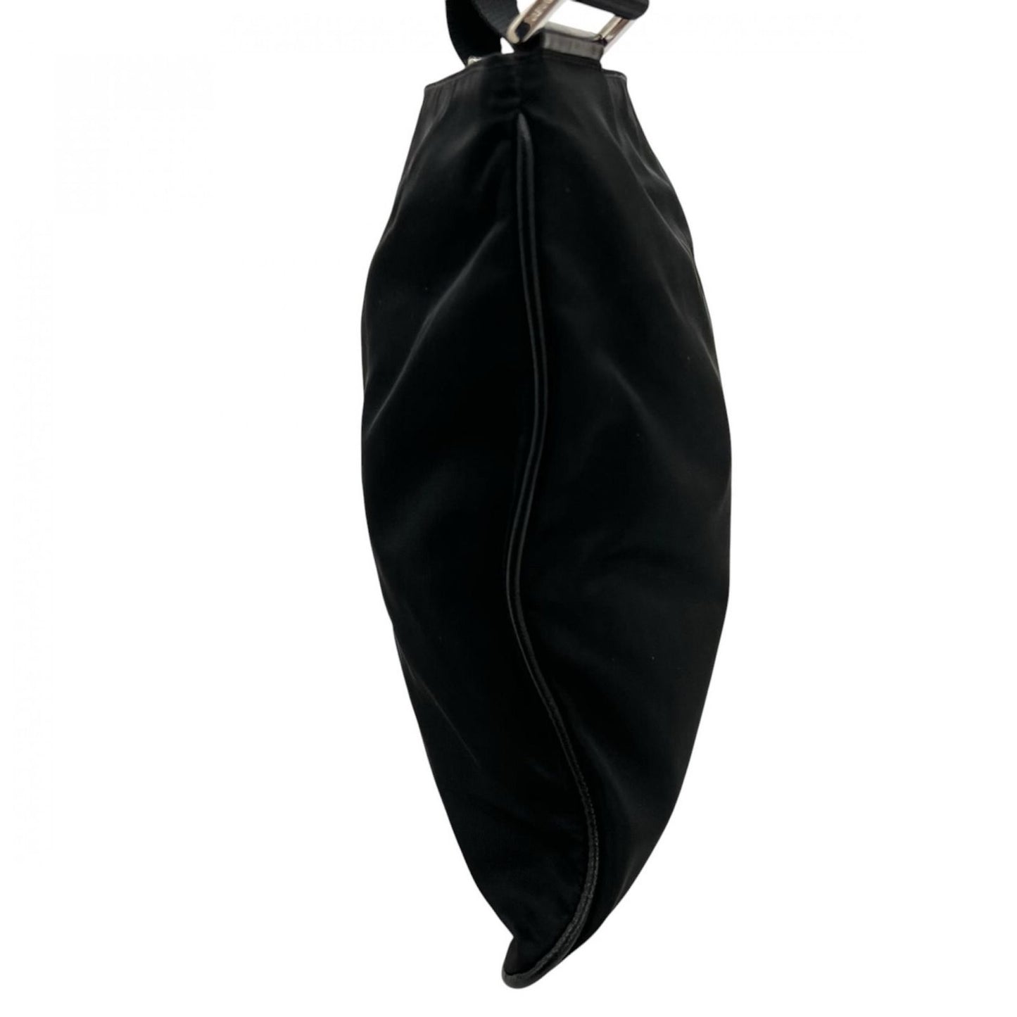Prada Shoulder Bag Nylon Black Triangle Logo — view 4