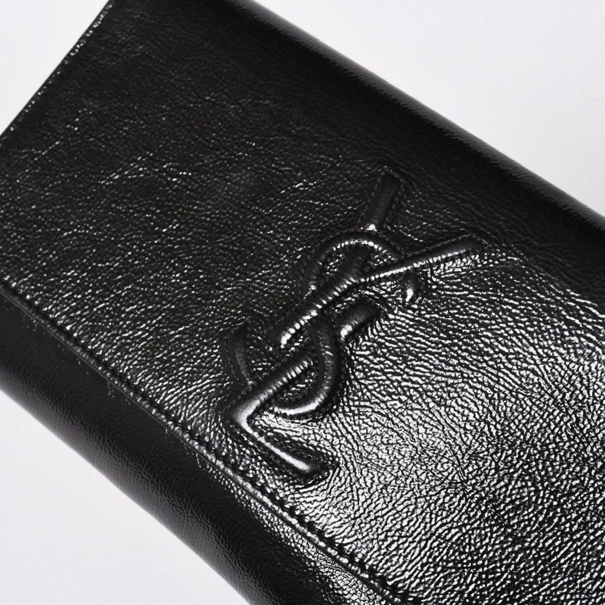 Saint Laurent Clutch Handbag Second Black Silver — view 5