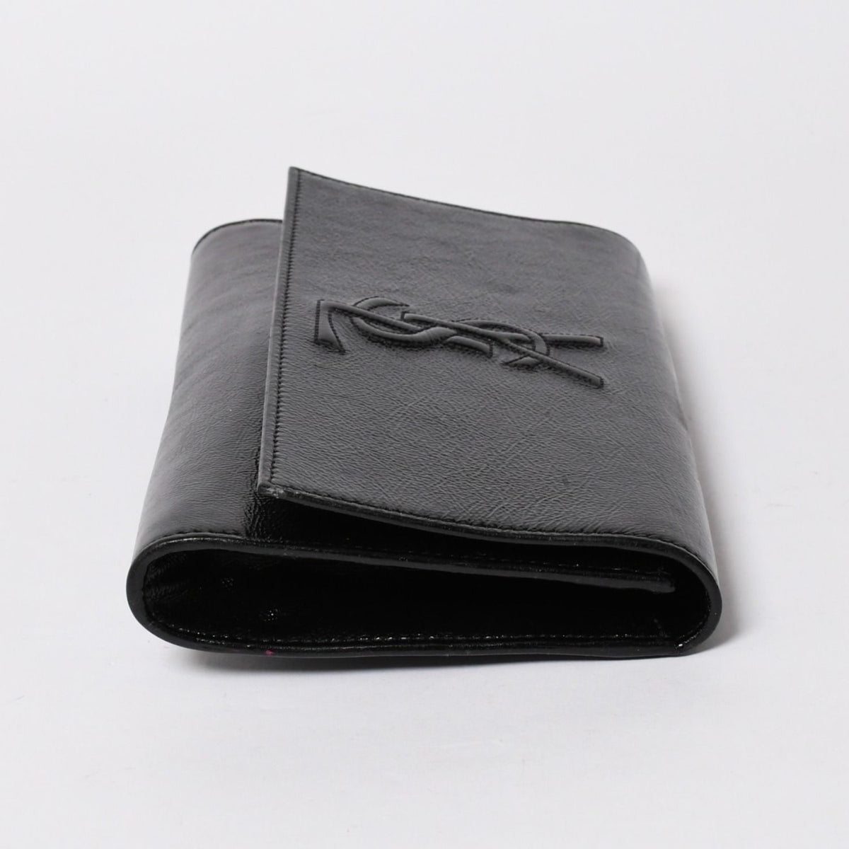 Saint Laurent Clutch Handbag Second Black Silver — view 3