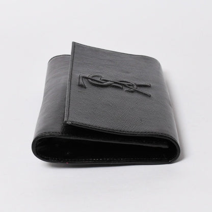 Saint Laurent Clutch Handbag Second Black Silver — view 3