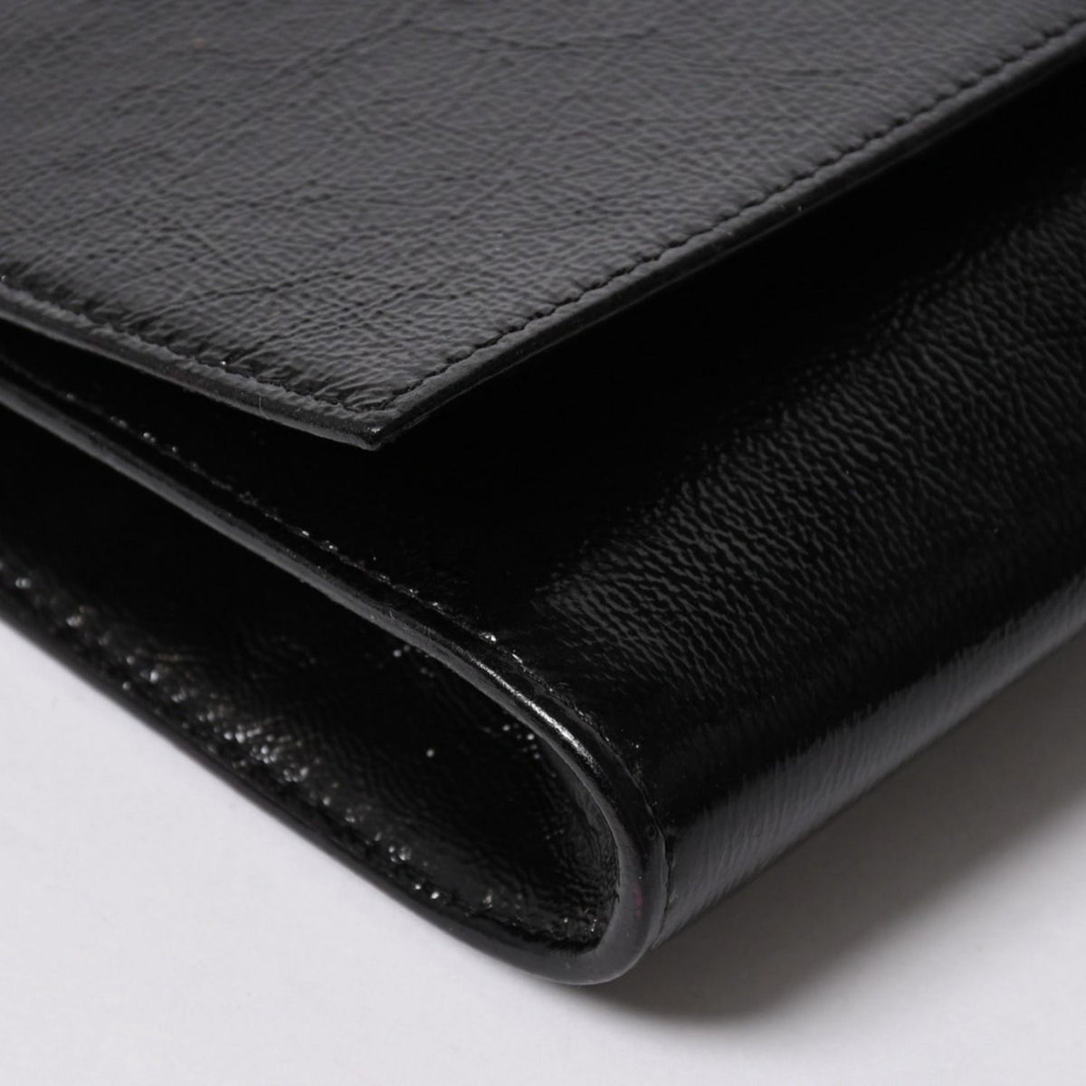 Saint Laurent Clutch Handbag Second Black Silver — view 7