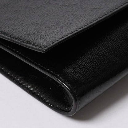Saint Laurent Clutch Handbag Second Black Silver — view 7