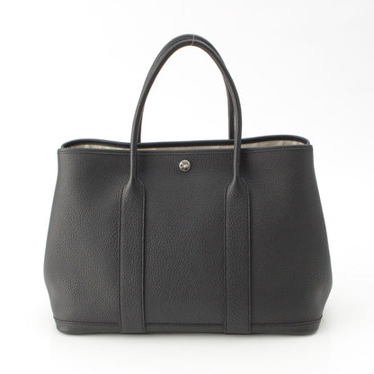 Hermes Garden Party 36 PM Negonda Leather Tote Black — view 4