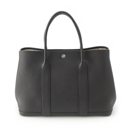 Hermes Garden Party 36 PM Negonda Leather Tote Black