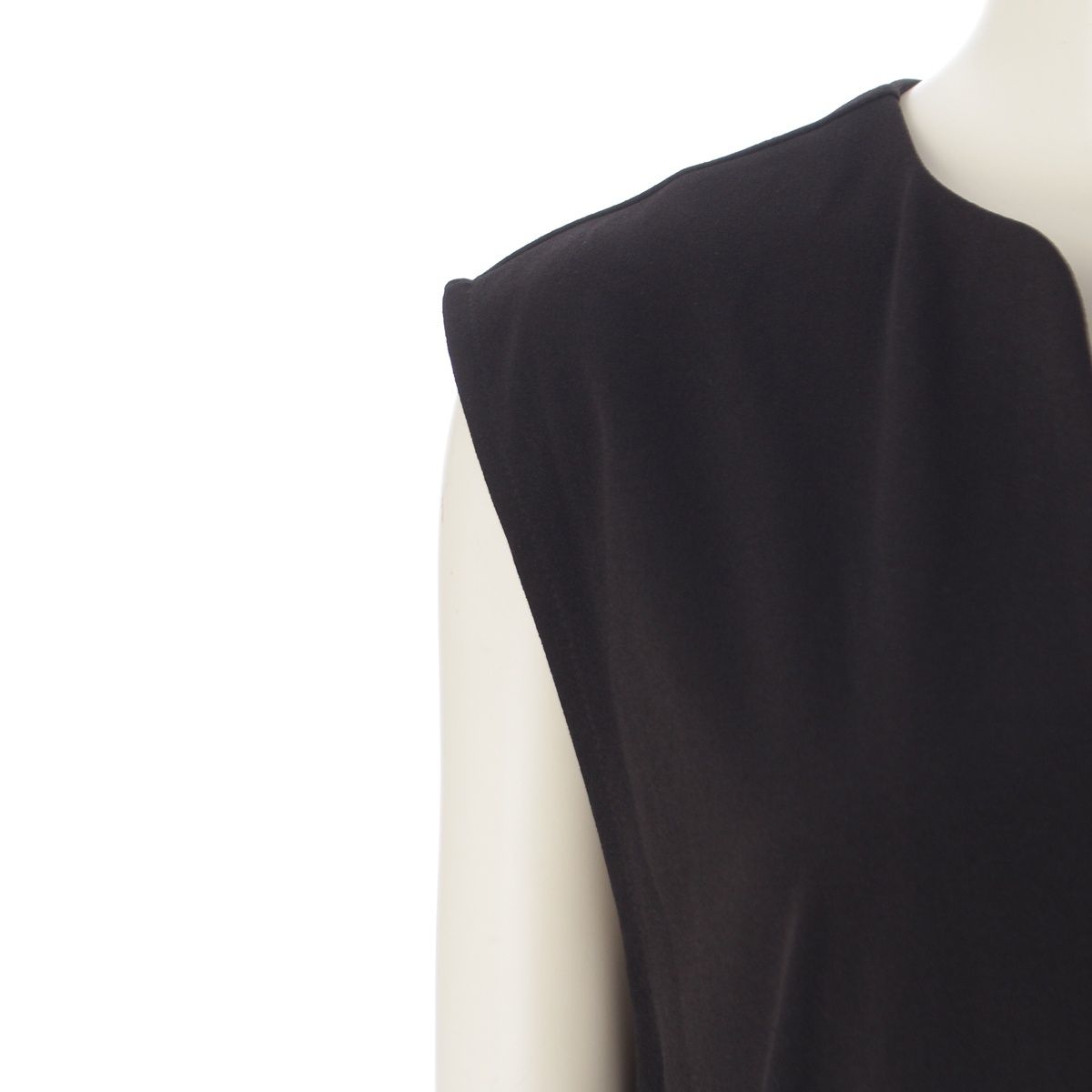 Hermes Martin Margiela Era Valouse Sleeveless Dress Black SM — view 6