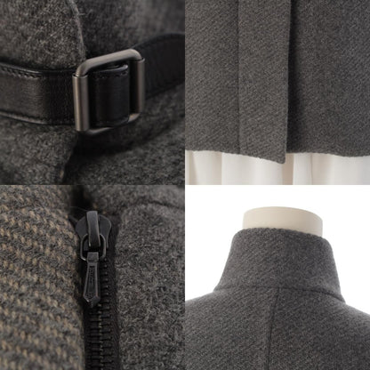 Hermes Martin Margiela Era Cashmere Hapi Belt Jacket Gray 36 — view 8