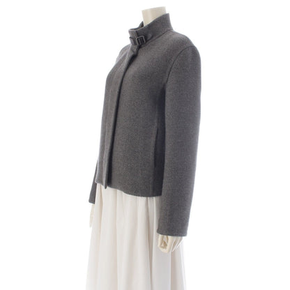 Hermes Martin Margiela Era Cashmere Hapi Belt Jacket Gray 36 — view 2