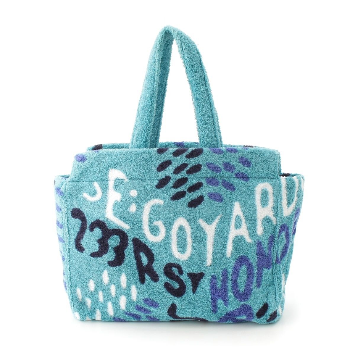 Goyard Limited Terry Eponge PM Pile Tote Blue Turquoise