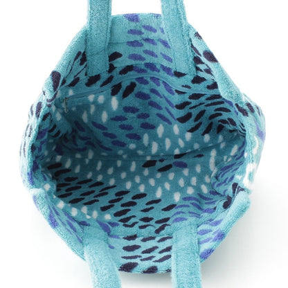 Goyard Limited Terry Eponge PM Pile Tote Blue Turquoise — view 6