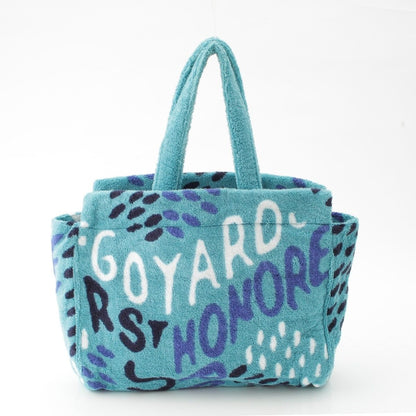 Goyard Limited Terry Eponge PM Pile Tote Blue Turquoise — view 4