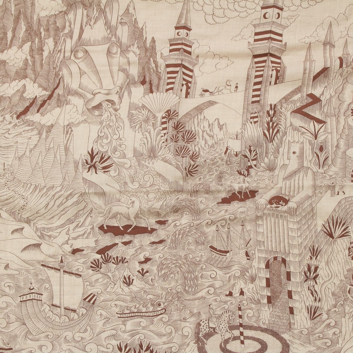 Hermes Carre Geant Cashmere Silk All Over Print Cosmographia Universalis Space — view 6