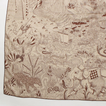 Hermes Carre Geant Cashmere Silk All Over Print Cosmographia Universalis Space — view 4