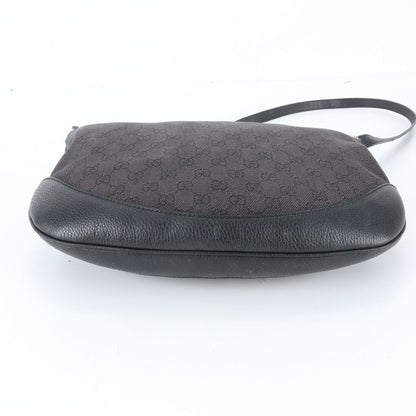 Gucci GG Canvas Leather Shoulder Bag Crossbody Messenger Business — view 5