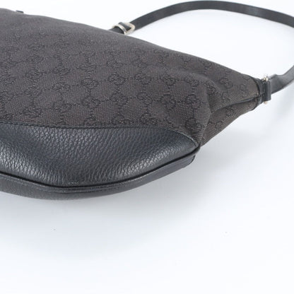 Gucci GG Canvas Leather Shoulder Bag Crossbody Messenger Business — view 4