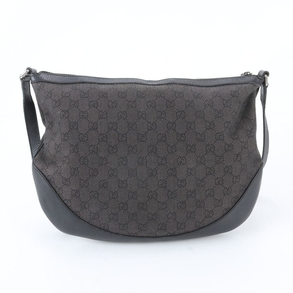 Gucci GG Canvas Leather Shoulder Bag Crossbody Messenger Business — view 3