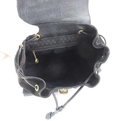 Gucci Vintage Bamboo Leather Backpack — view 7
