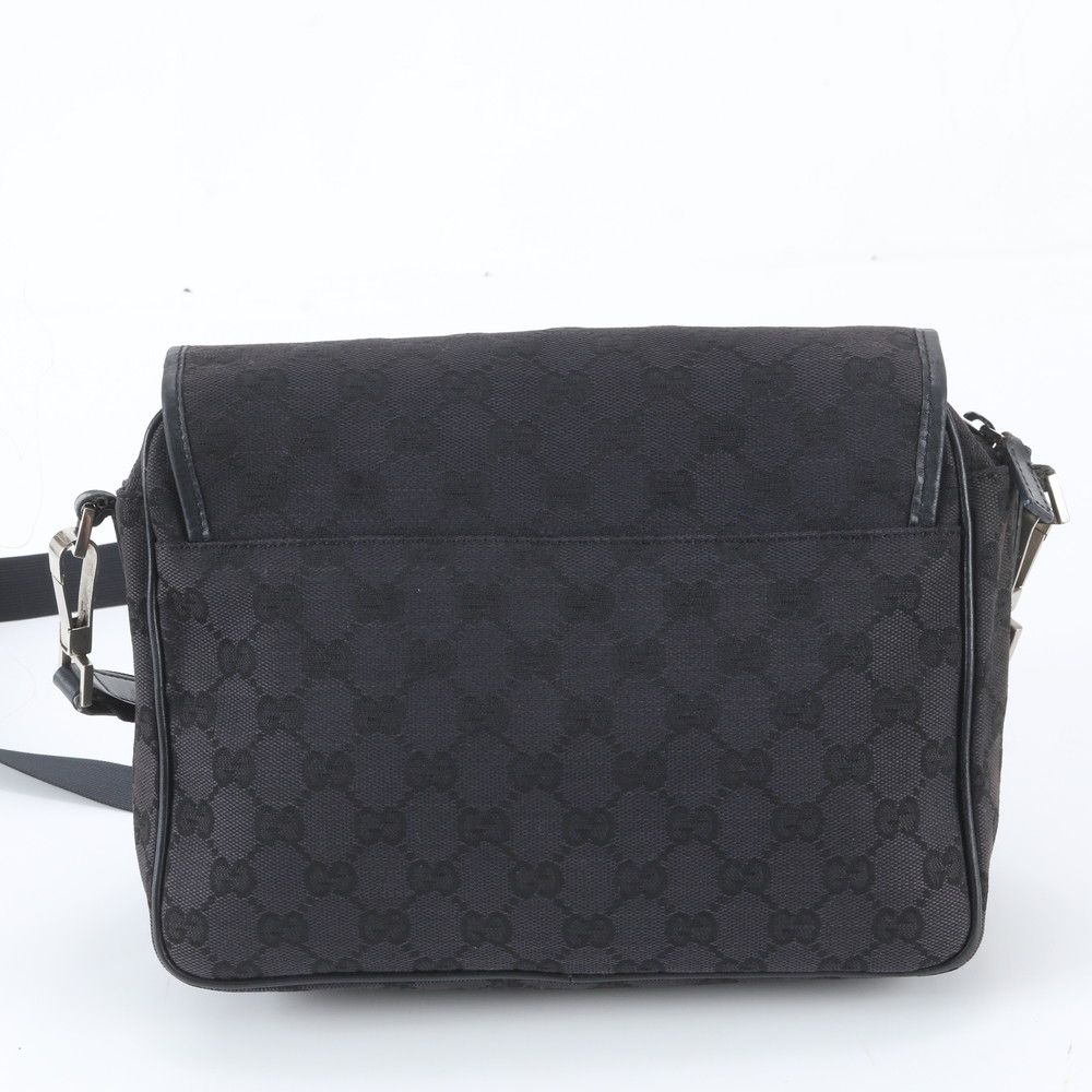 Gucci GG Canvas Leather Shoulder Bag Crossbody Messenger Business — view 3