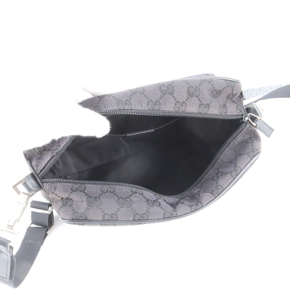 Gucci GG Canvas Leather Shoulder Bag Crossbody Messenger Business — view 7