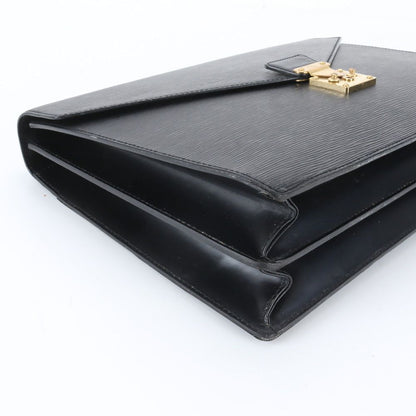 Louis Vuitton Epi Serviette Ambassador Leather Business Tote — view 6