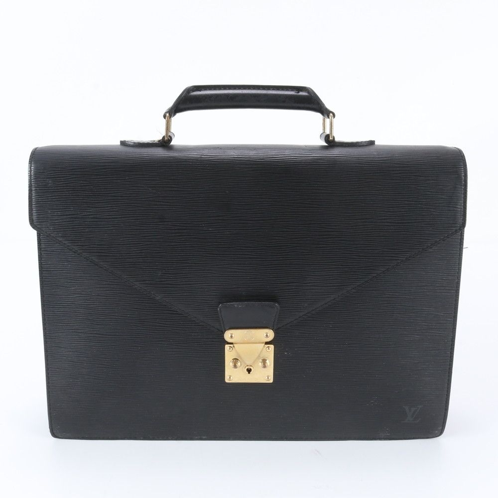 Louis Vuitton Epi Serviette Ambassador Leather Business Tote