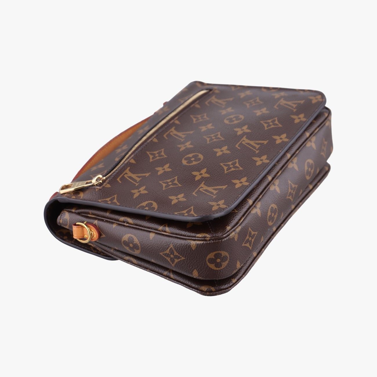 Louis Vuitton Pochette Metis MM Monogram Brown Canvas Handbag — view 7
