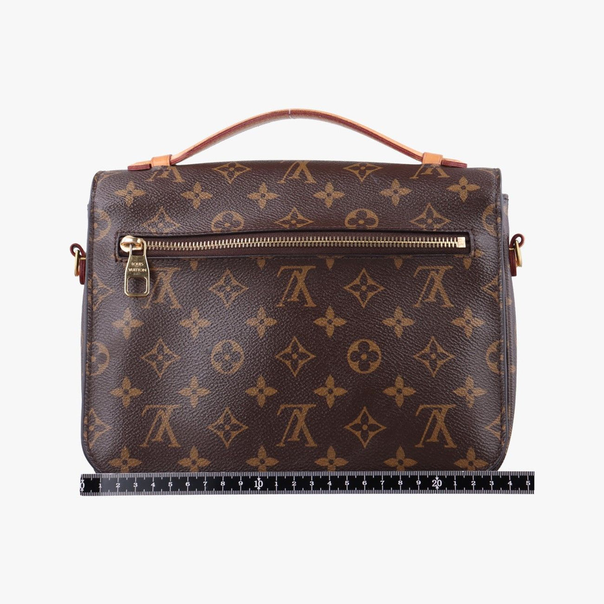 Louis Vuitton Pochette Metis MM Monogram Brown Canvas Handbag — view 2