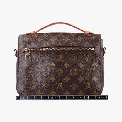 Louis Vuitton Pochette Metis MM Monogram Brown Canvas Handbag — view 2