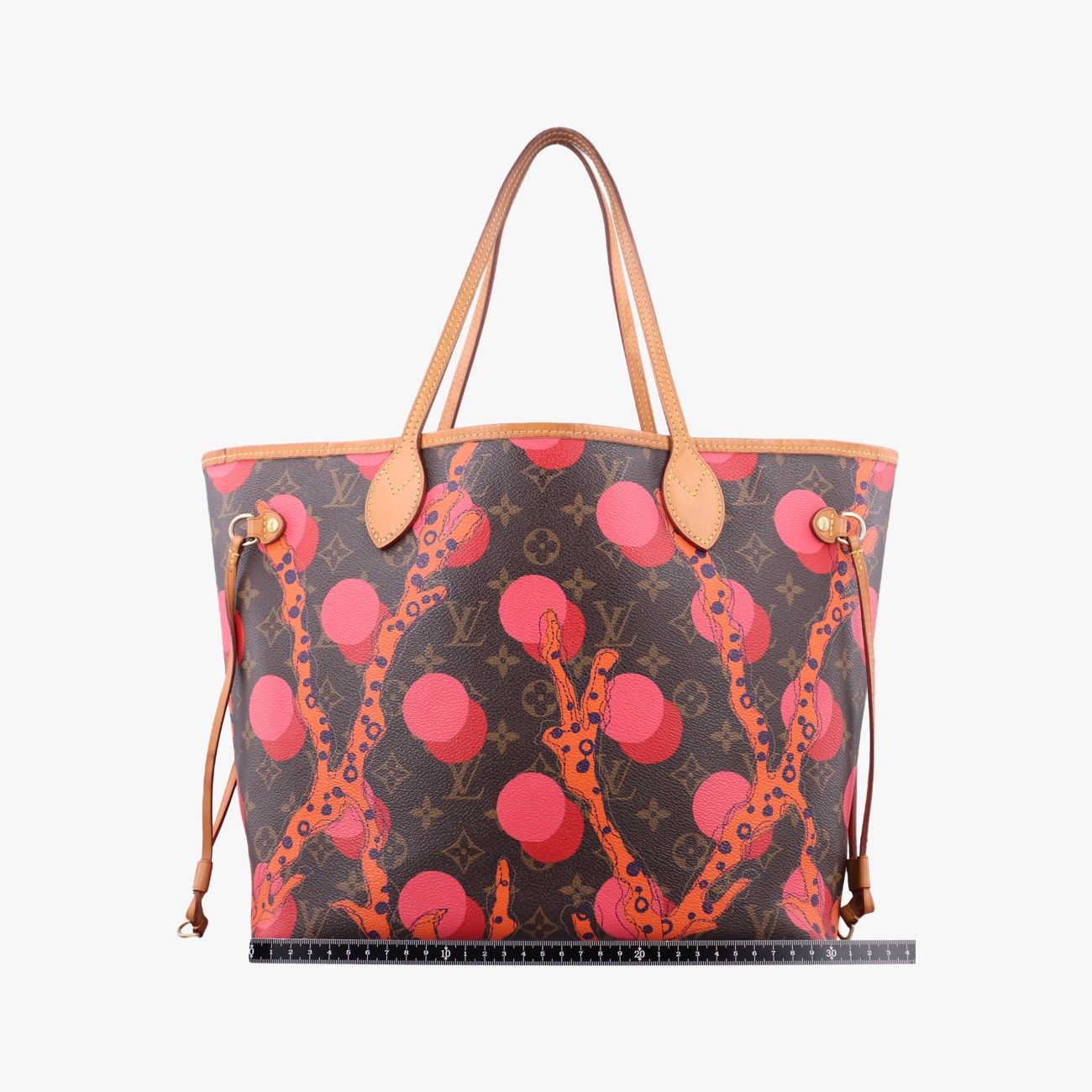 Louis Vuitton Neverfull MM Monogram Brown Multi Ramage Tote — view 2